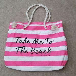Victoria's secret canvas tote bag